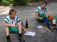 Miika ja Juho maalissa